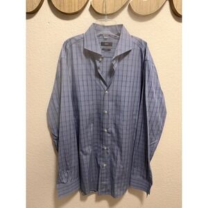 Hugo Boss Blue Collar Shirt Slim Fit Size L